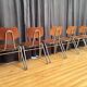 Set of six KN-38 chairs designed by Karl Nothhelfer for VS Möbel, Germany,