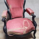 Voltaire armchair with rack and pinion XIX°
