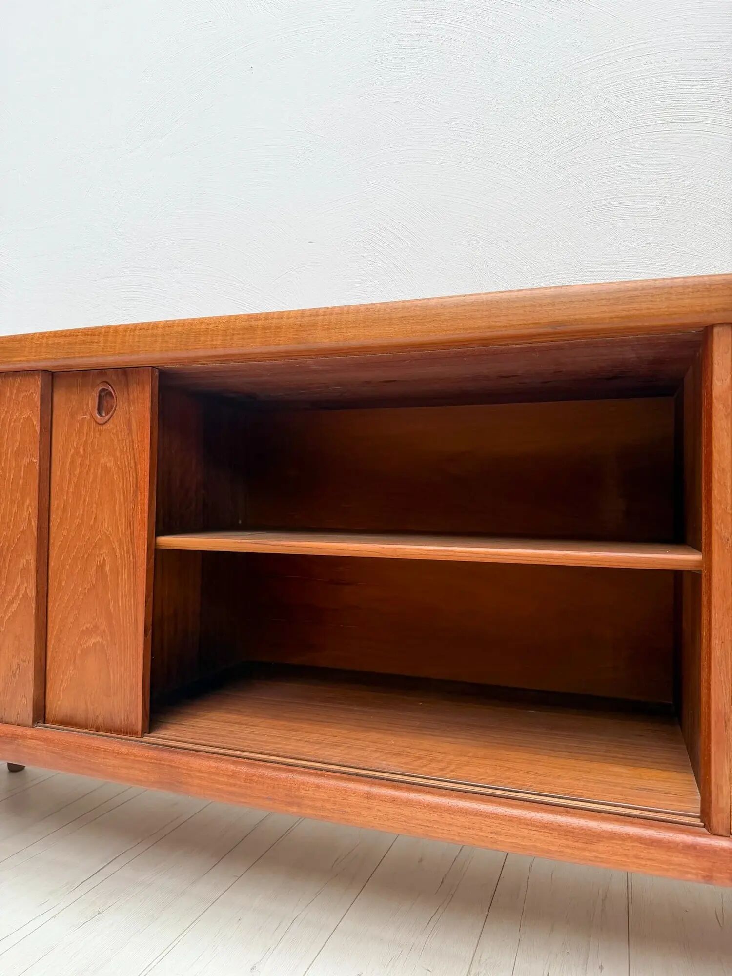 1960s large vintage Danish design teak sideboard by H.P. Hansen