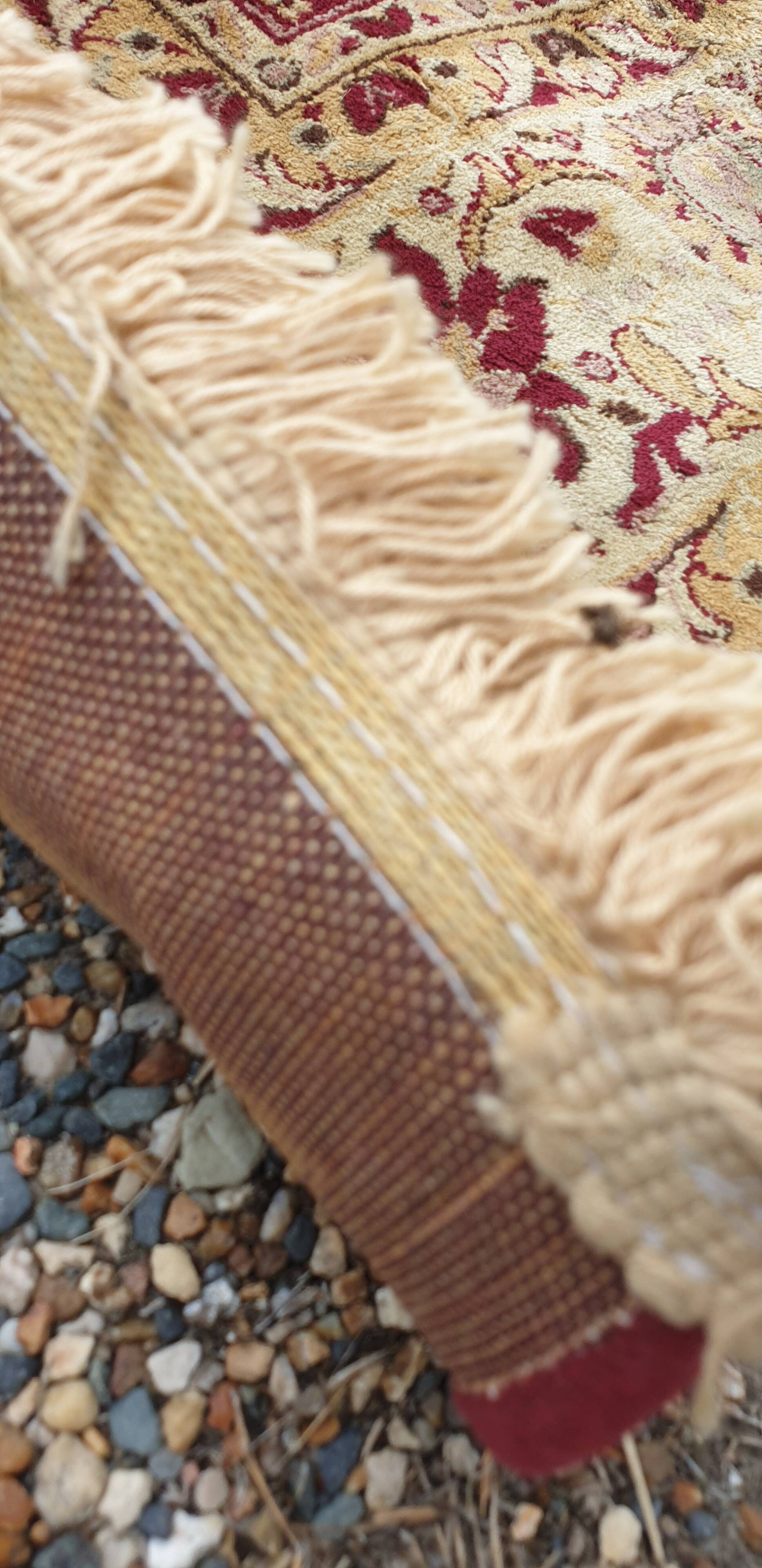 Oriental silk wool rug