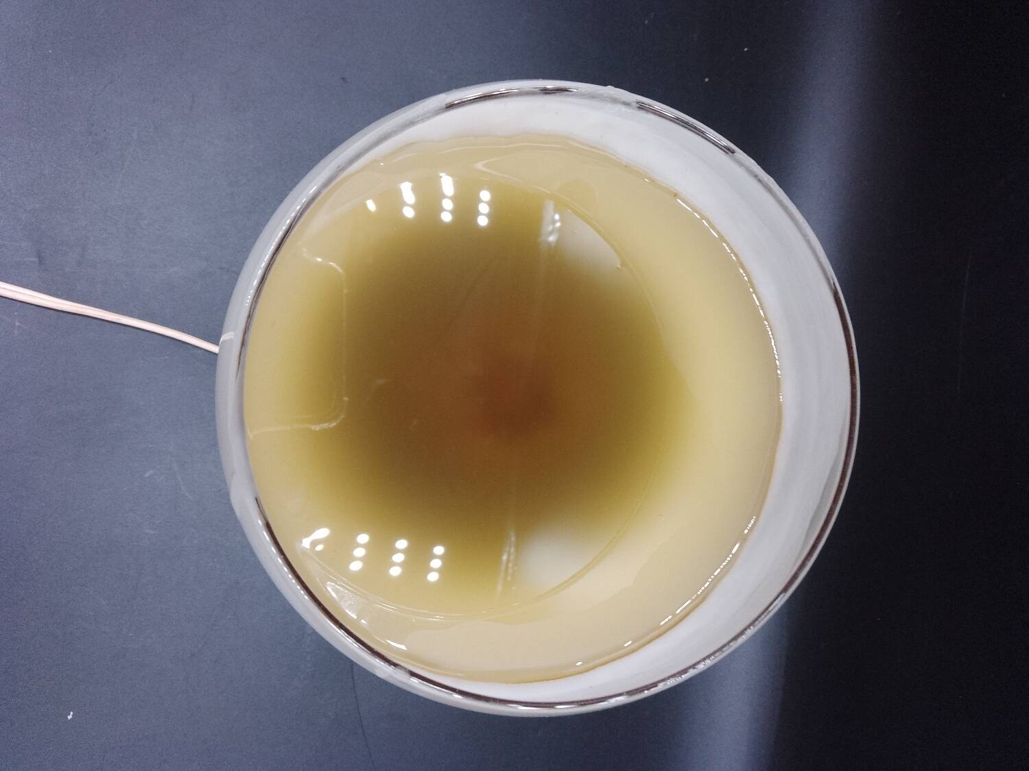 Old candle lamp perfume burner design 1970 in aluminum and pop art glass