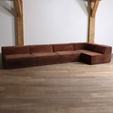 COR Trio Modular Sofa In Brown Teddy By Team Form AG, 1970s