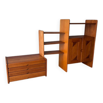 Enfilade modulable par Soren Nissen & Ebbe Gehl modelé Fagus Seltz