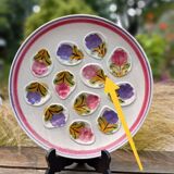 Oyster dish with flower decoration from Ninon de MBFA - Pornic