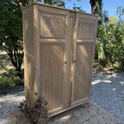 Art Deco solid wood wardrobe