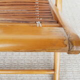 60s slatted sunbed lounger in 60s slats