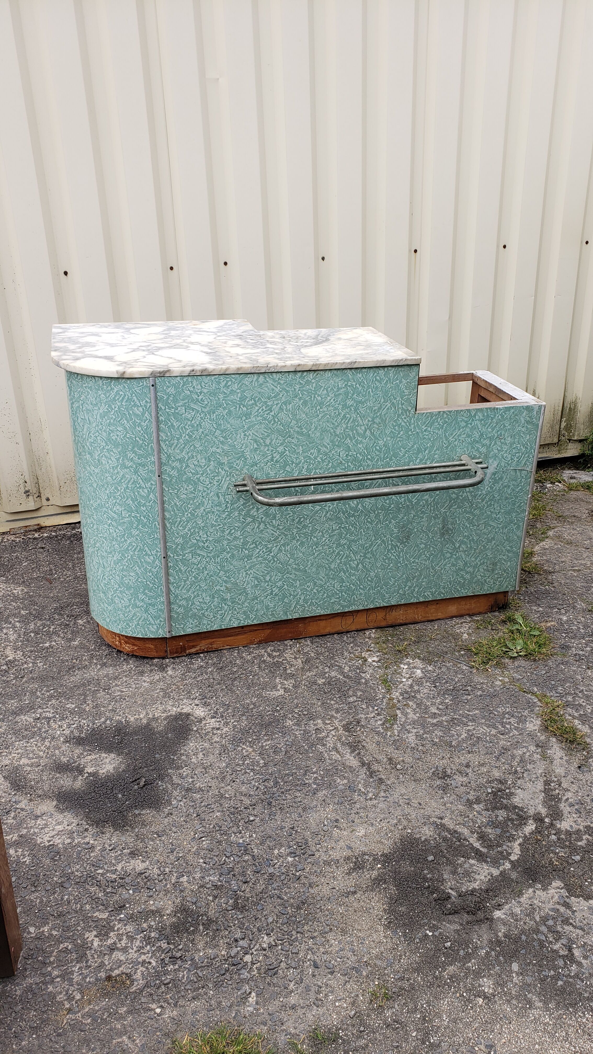 Former butcher's counter