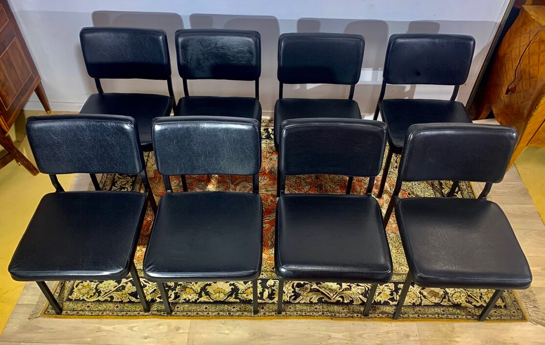Chaises 1950, set de 6