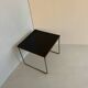 Flying table, metal and black, by Pierre Guariche for Steiner