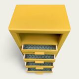 Art Deco ochre yellow chiffonier