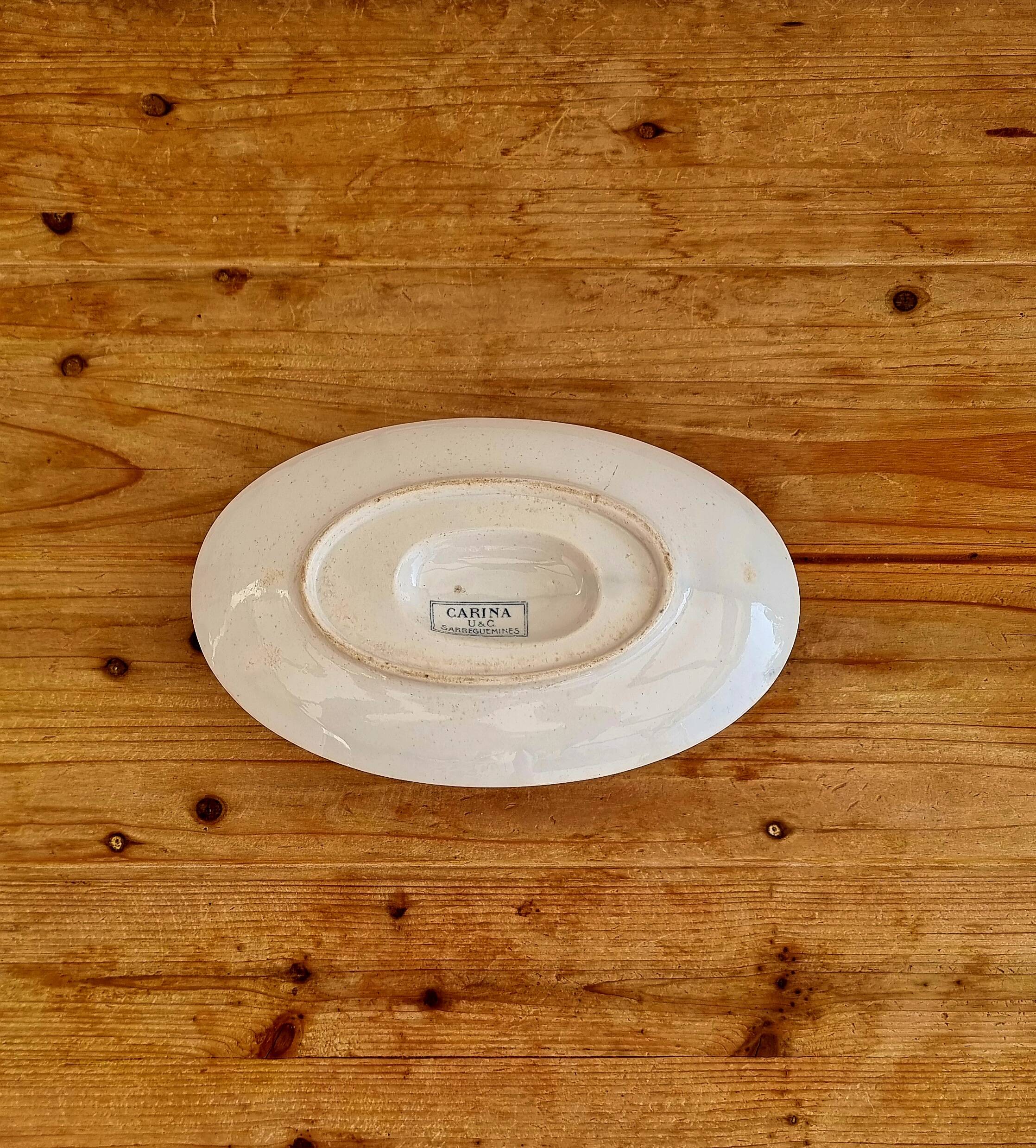 Saucière U&C Sarreguemines modèle Carina