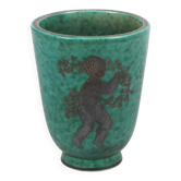 Vase Wilhelm Kage 'argenta' pour Gustavsberg Suède 1950