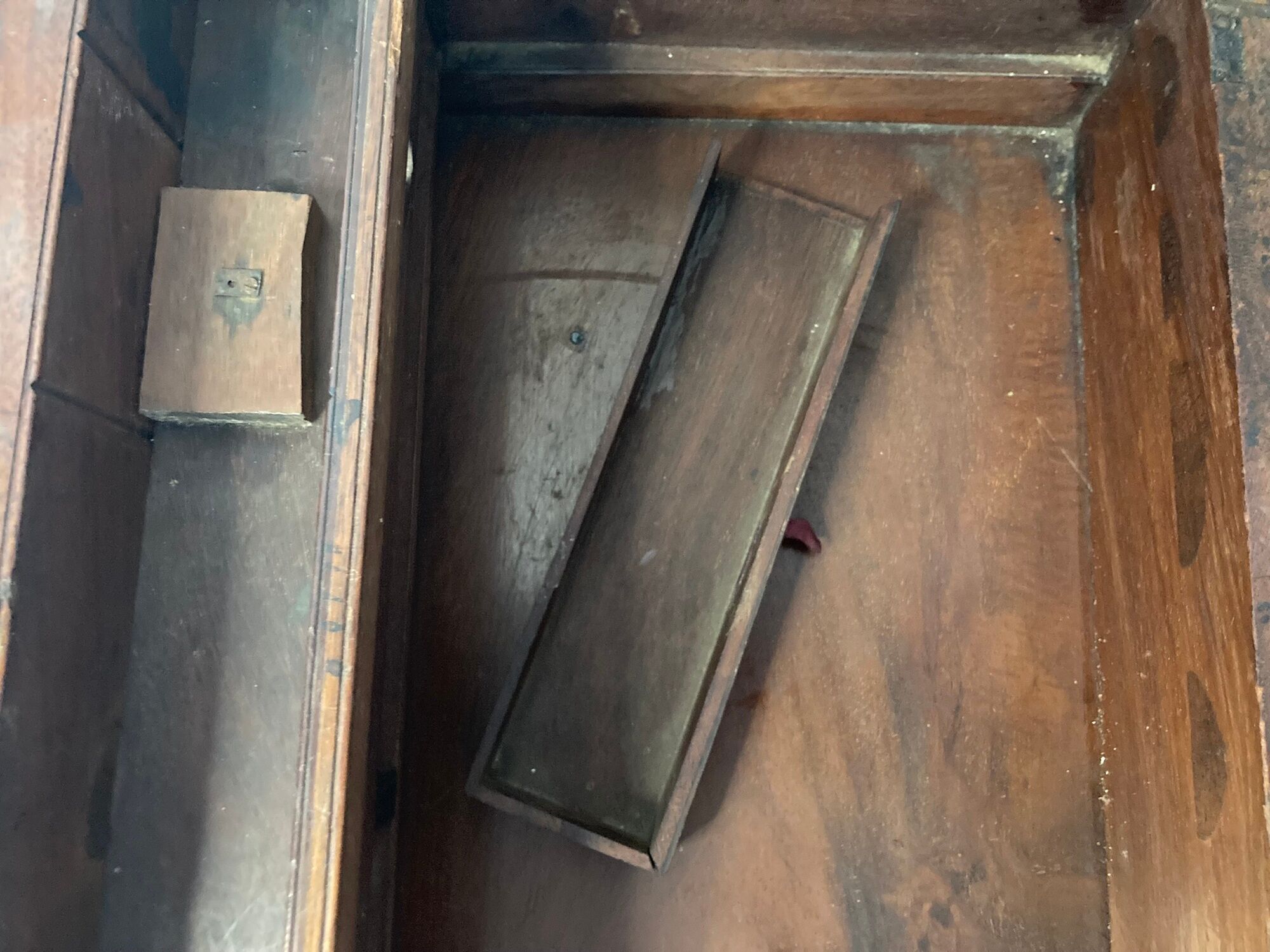 Former mahogany naval officer writing machinery Empire late nineteenth century