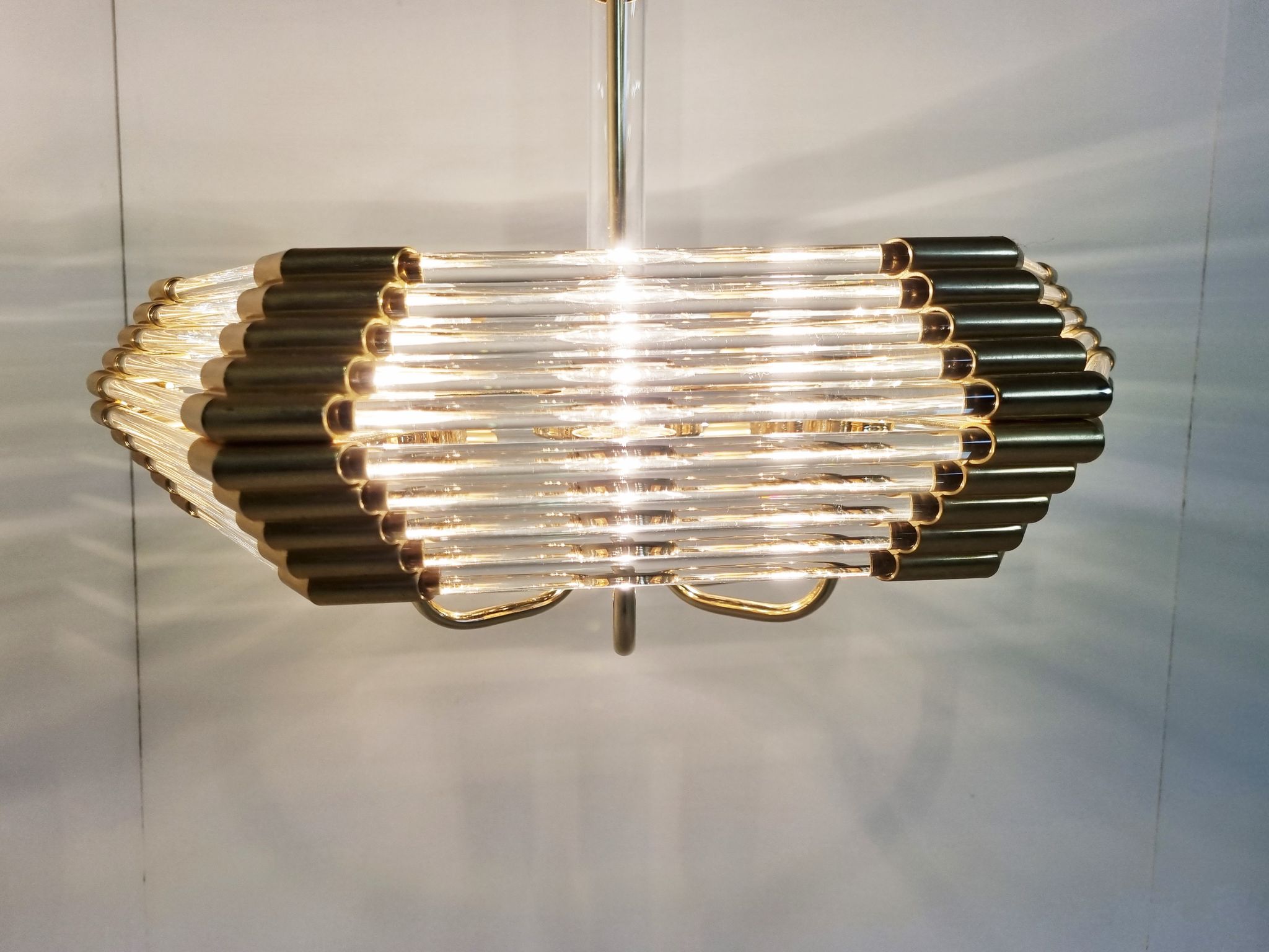 Lustre en cristal vintage par Bakalowits & Sohne , années 1980