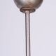 Bauhaus Chandelier in Chrome, Steel and Frosted Glass, Czech, 1940s