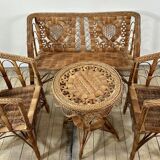 Victorian-style rattan lounge from the 1920s.