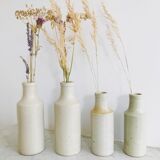 4 stoneware vases/bottles