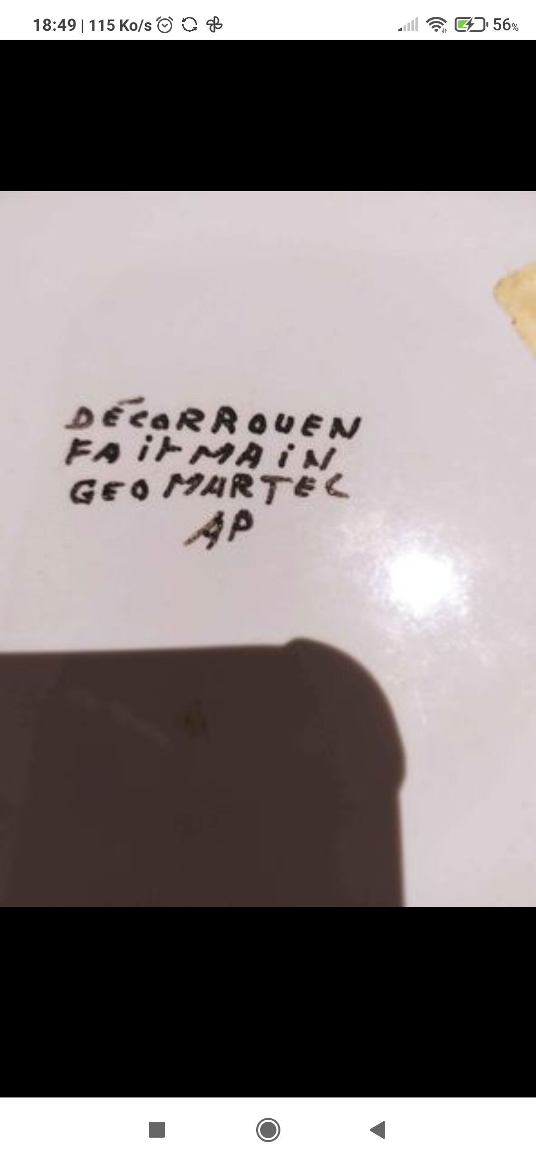 Umbrella stand in Moustiers