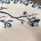 Gien ironstone plates, Roosters model