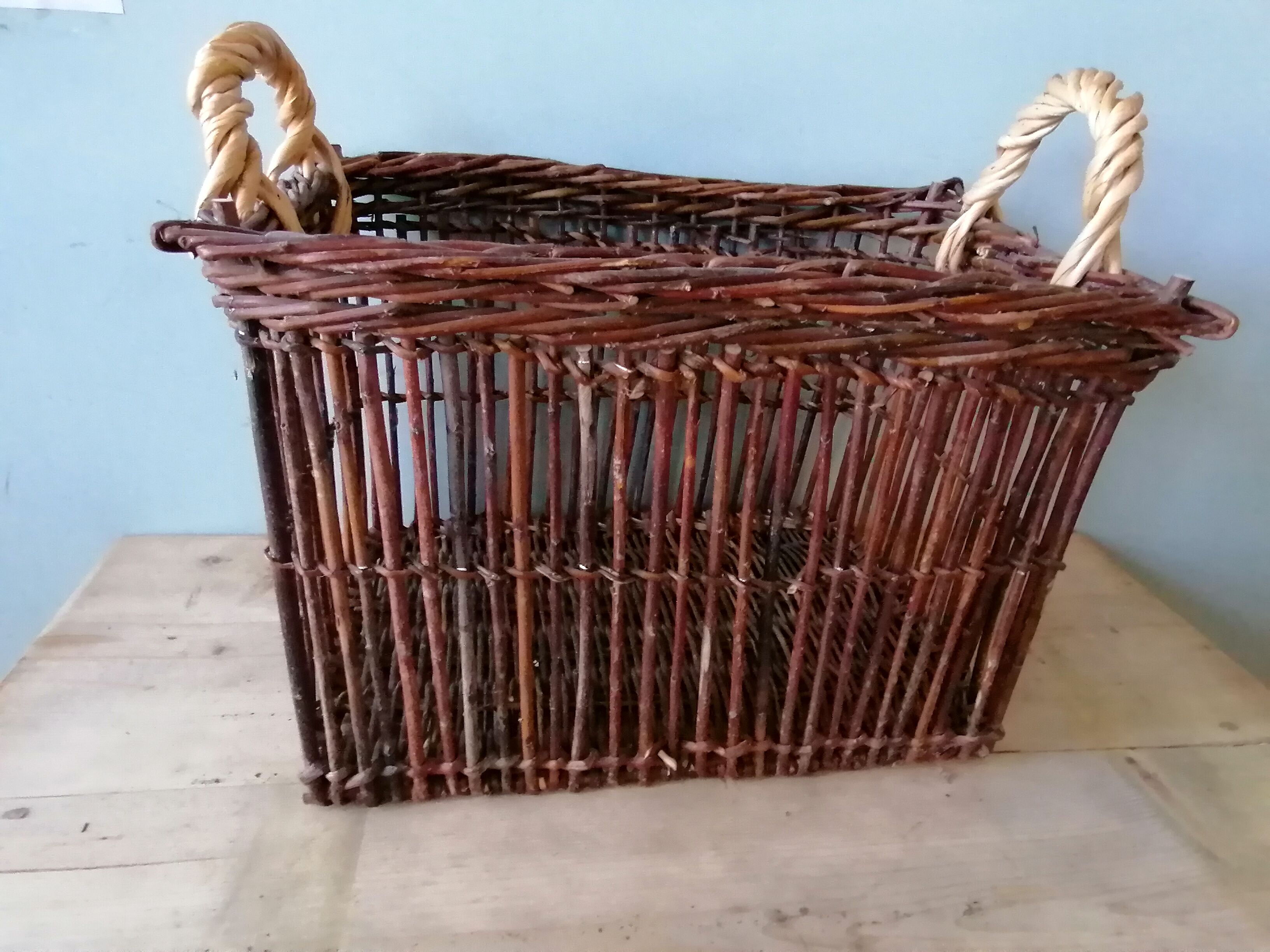 Wicker basket, rattan