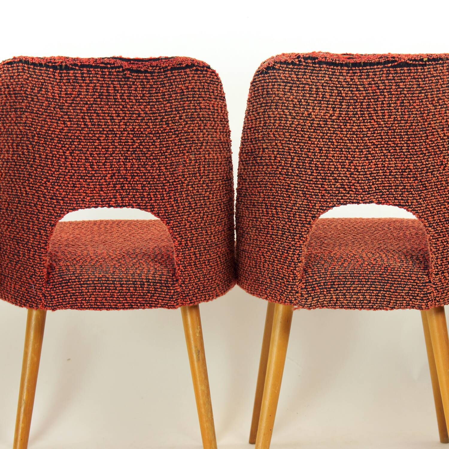 Vintage Dining Chairs By Oswald Heardtl For Ton, Czechoslovakia 1960s, Set