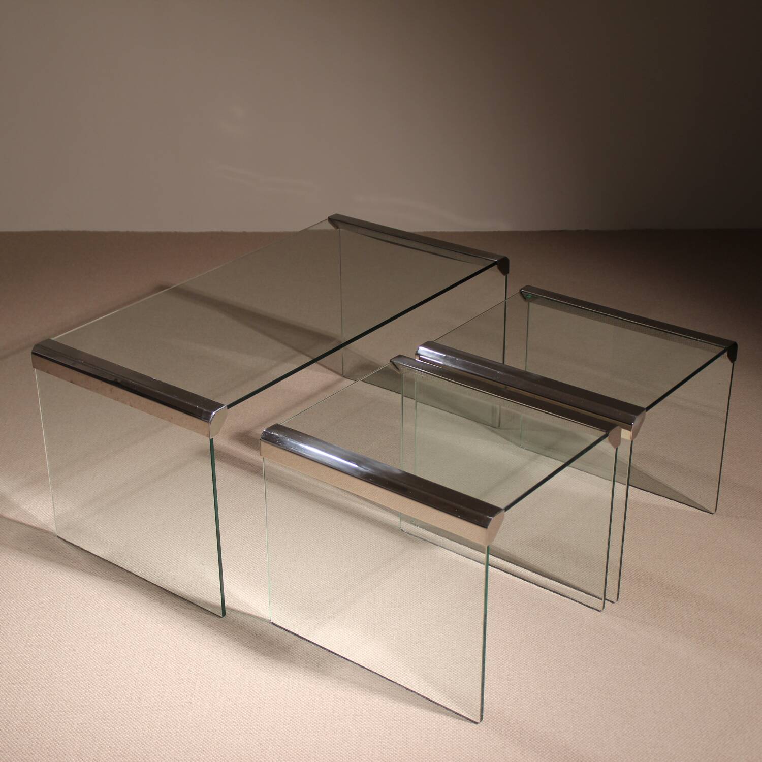 Nesting Table Set by Pierangelo Gallotti & Luigi Radice | Italy 1980s