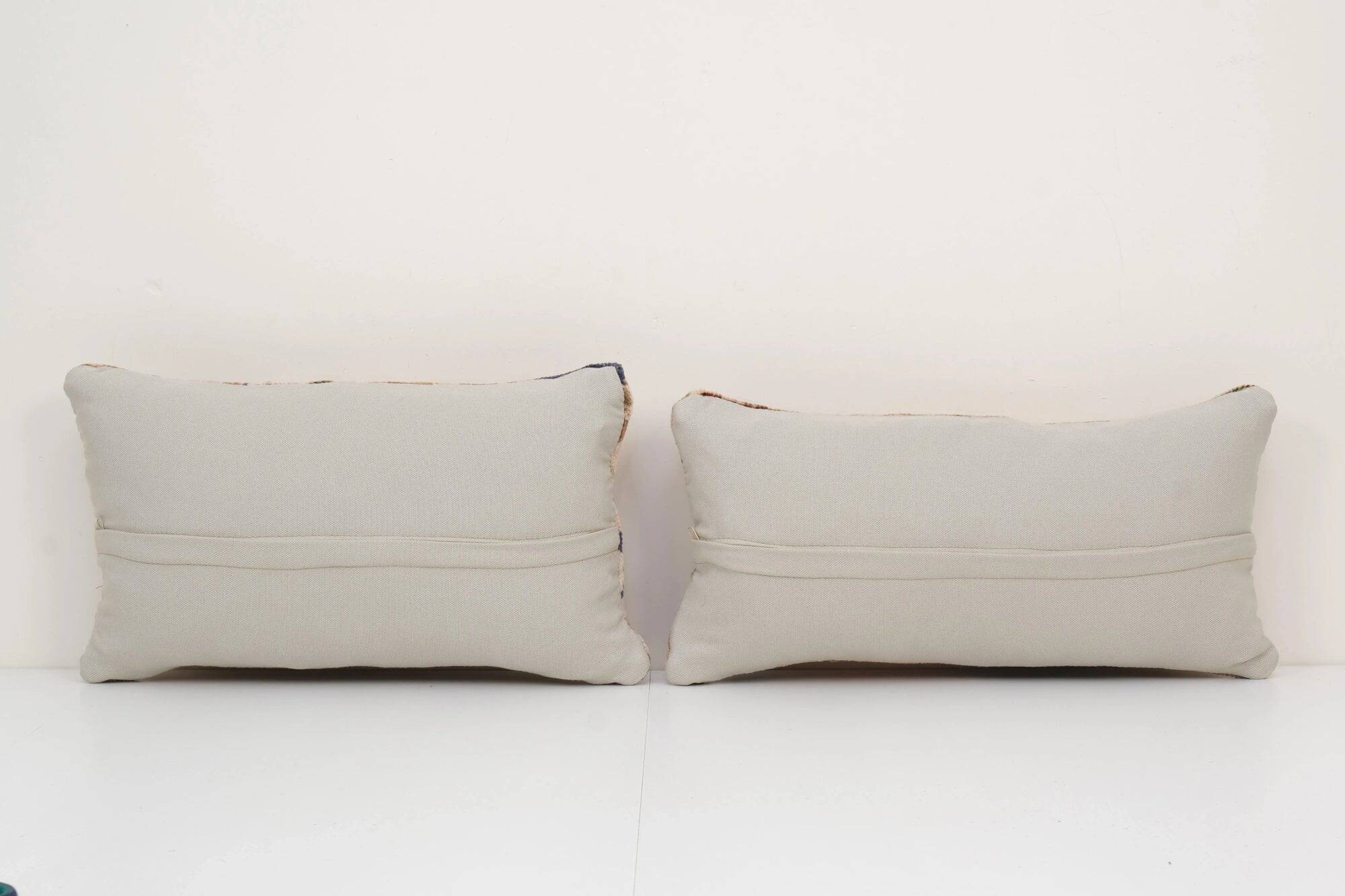 Lot de 2 housses de coussin turque vintage 51x25 cm