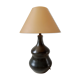 Handmade 70s sandstone lamp in France