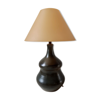 Lampe en grès années 70 fait main en France
