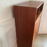 Teak and white Formica secretary, 1950