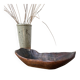 Plat bois brutaliste