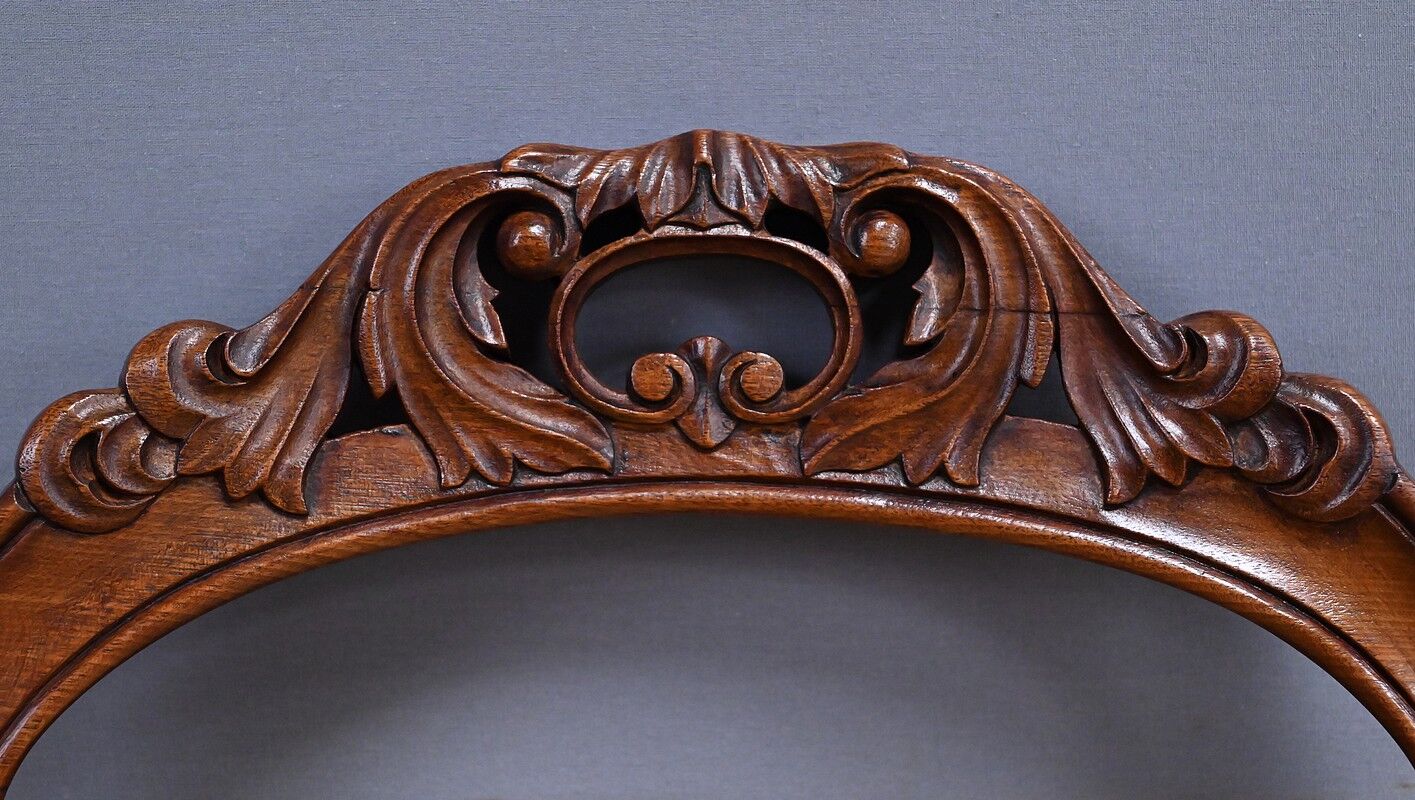 Set of 4 mahogany chairs, Napoléon III period - second half of the 19th century.