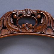 Set of 4 mahogany chairs, Napoléon III period - second half of the 19th century.