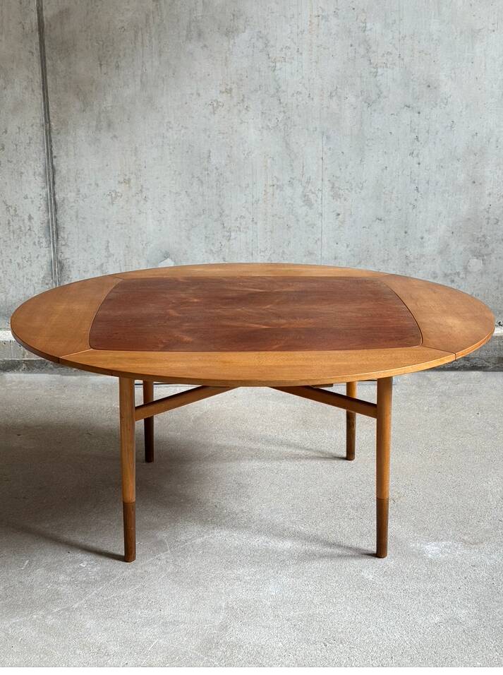 Extendable dining table by Kurt Østervig & Carl Madsen for P Jeppesen møbel