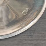 Set of 6 French wine glasses, Cristal D'Arques, mod. Diamantis