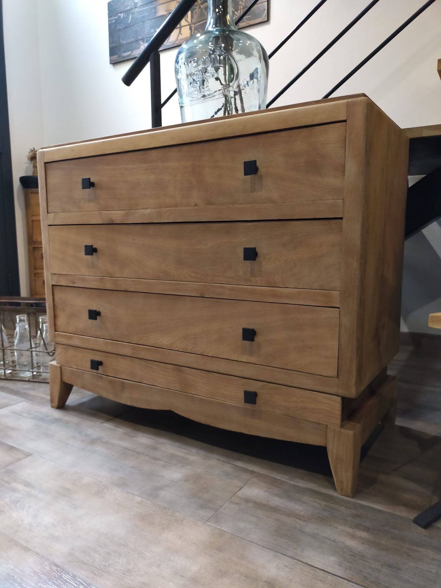 Commode chêne massif rénovée