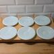 Coffee service in opaline in 1950s Art Deco style.