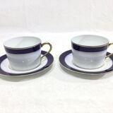 Head to head breakfast - 2 cups with saucers