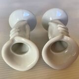 Pair of mini hand candle holders