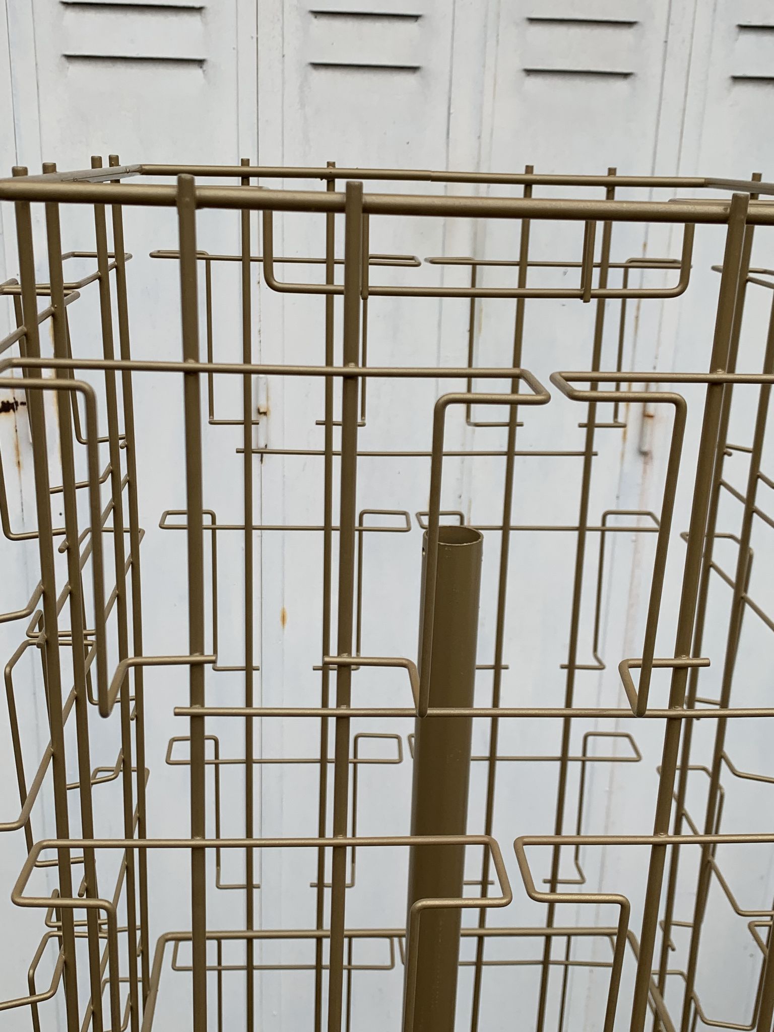 Card holder, gilded metal turnstile photo holder, industrial decoration