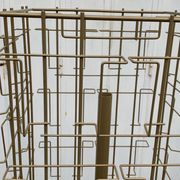 Card holder, gilded metal turnstile photo holder, industrial decoration