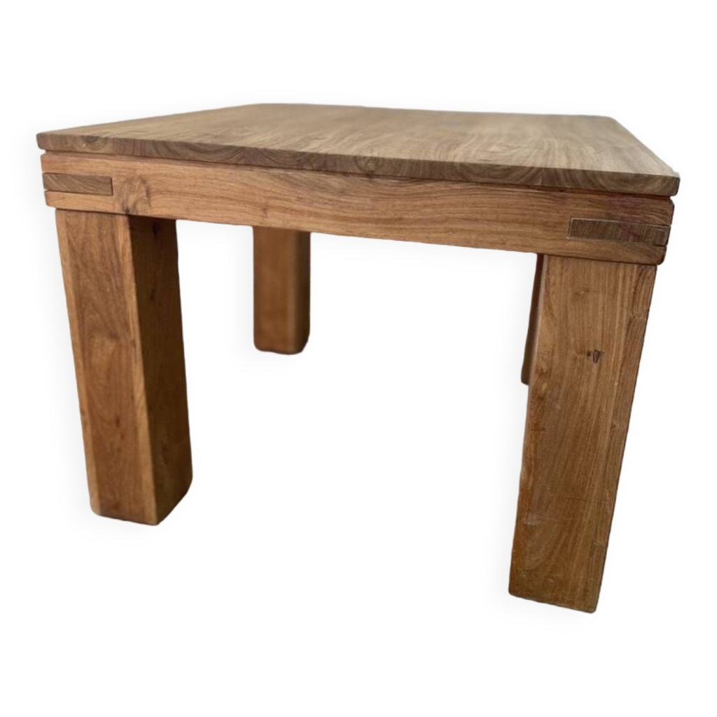 Corner table sheesham batamba solid wood 60x60 Selency
