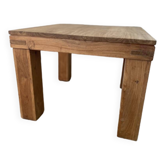 Corner table sheesham batamba solid wood 60x60