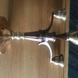 Three-pointed brass chandelier