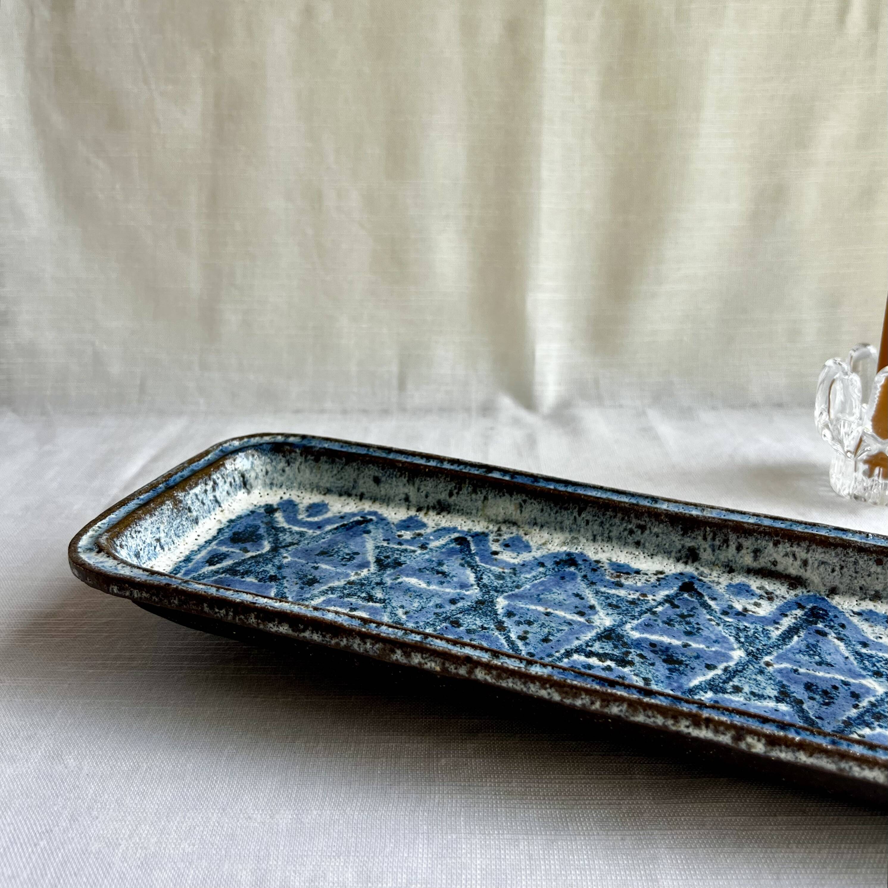 Mural Plate in Stoneware Herluf Gottschalk Olsen – Illum Bolighus, 1960