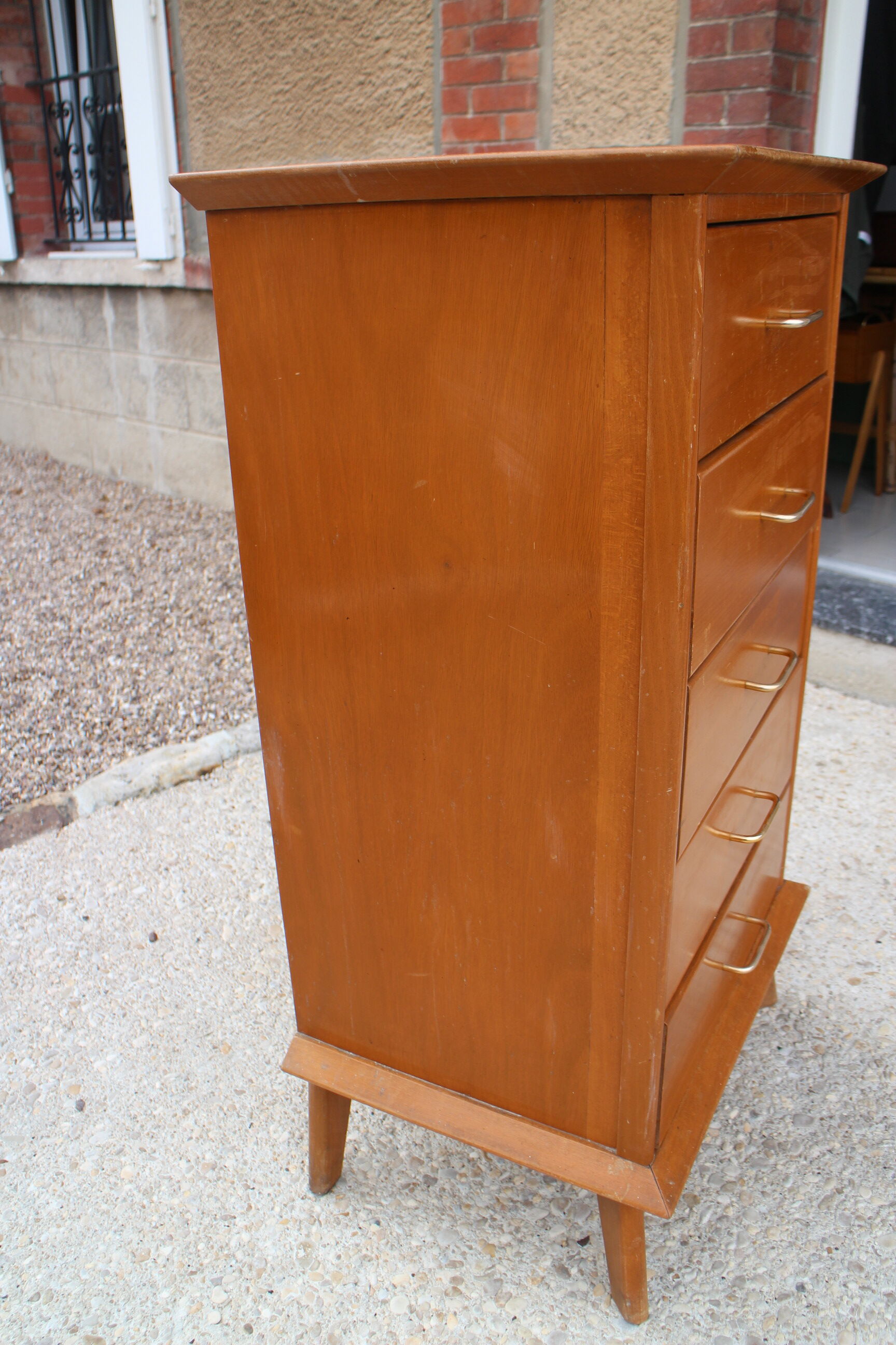 Chiffonnier pieds compas vintage