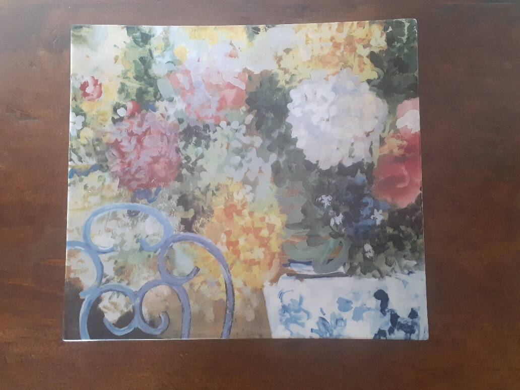 Gien rectangular dish - blue chair decor