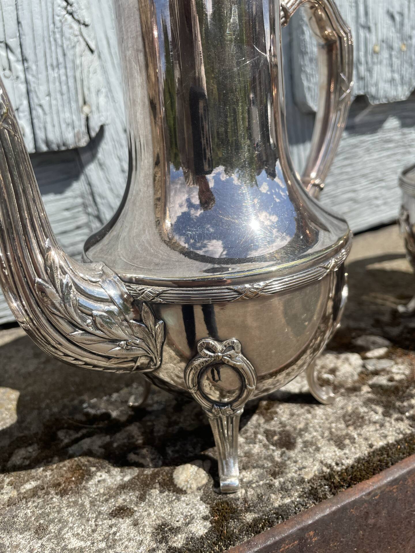 Silver-plated tea and coffee service