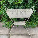 Perforated metal planter