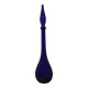Empoli carafe cobalt blue diamond point